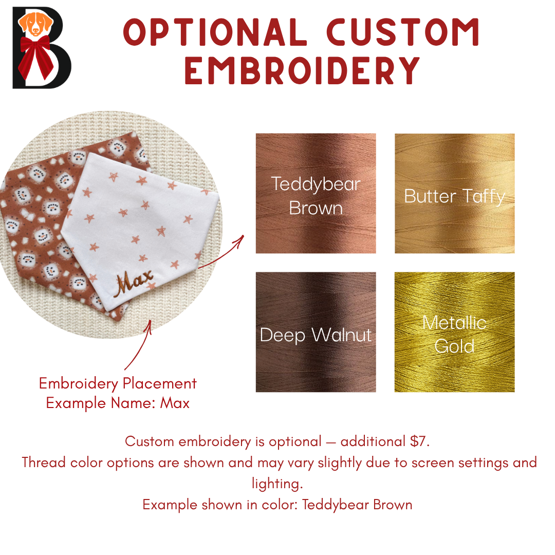 'Cocoa & Blush' Reversible Bandana