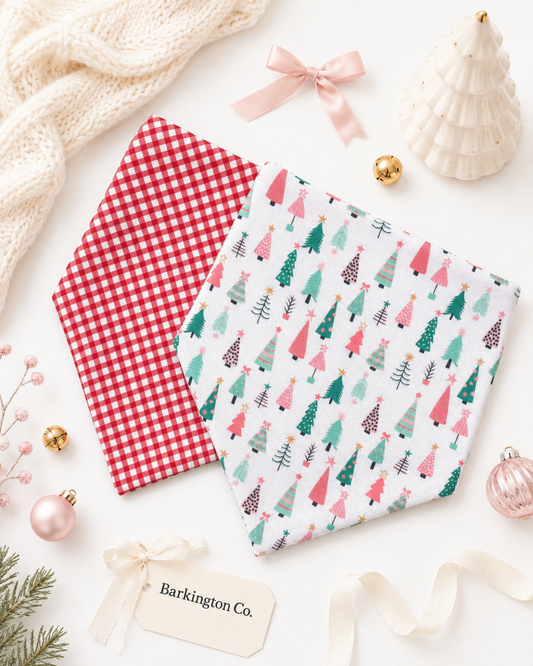 'Sugarplum Christmas' Reversible Bandana