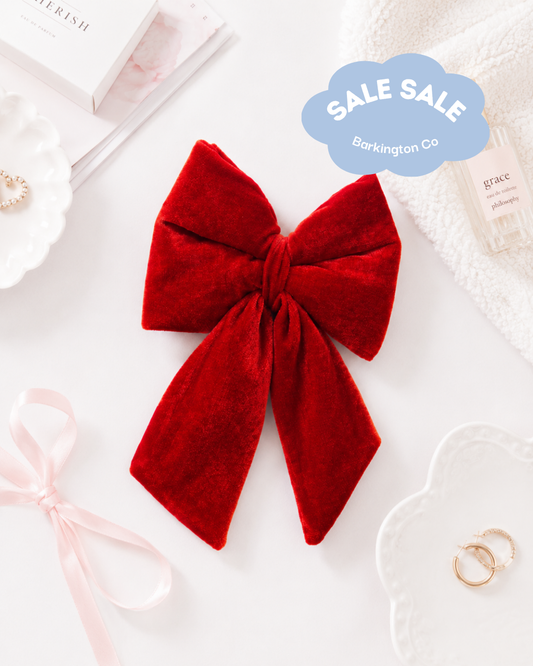 Red Velvet Bow