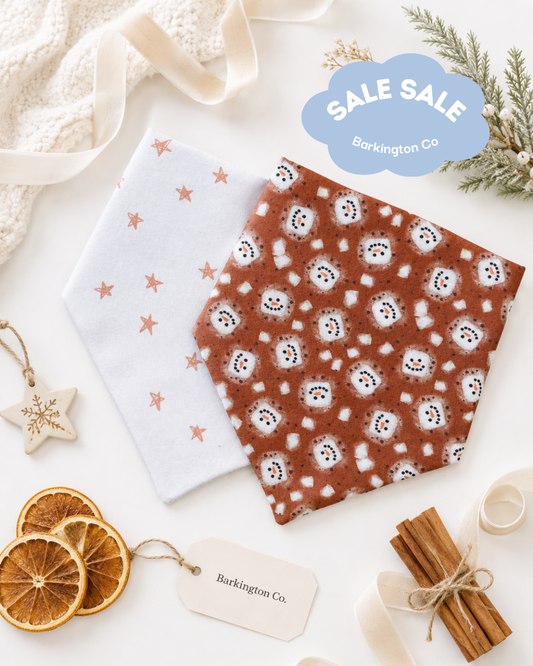 'Cocoa & Blush' Reversible Bandana