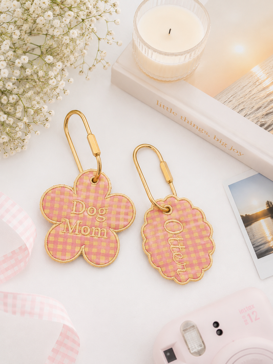 'Golden Hour' Custom Embroidered Bag Tag