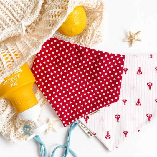 'Lucky Lobster' Reversible Bandana