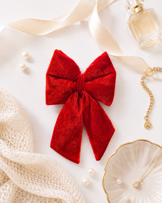 Red Velvet Bow