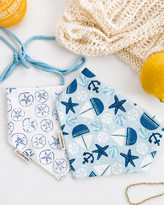 'Sandy Shores' Reversible Bandana