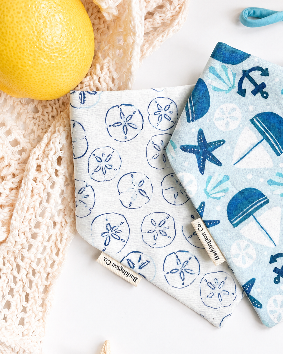 'Sandy Shores' Reversible Bandana