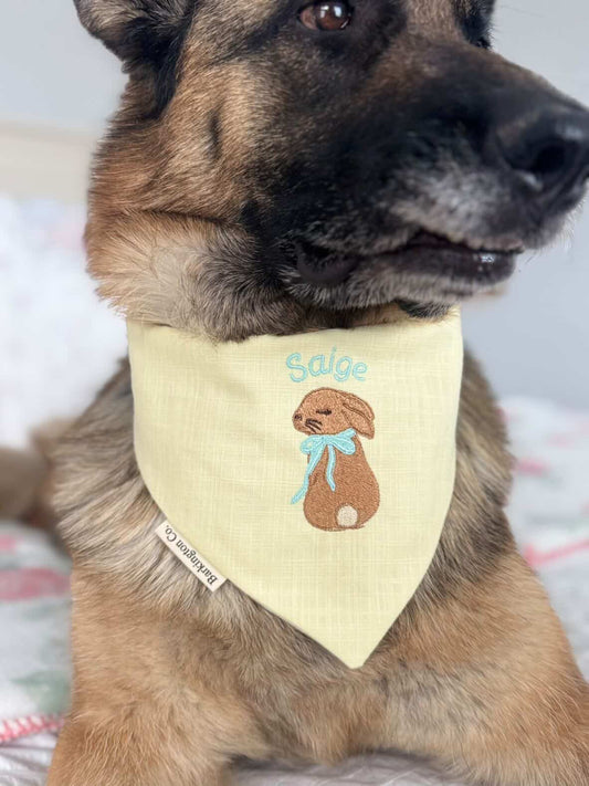 'Easter Cookies' Custom Embroidered Reversible Bandana