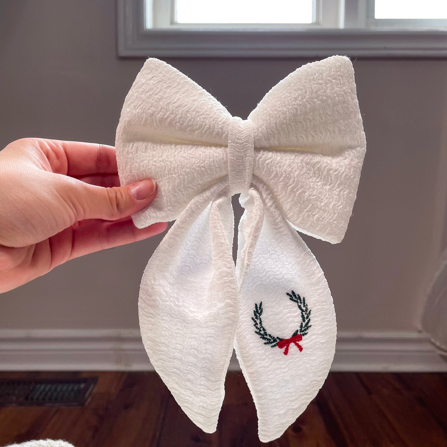 Winter Wreath Bow