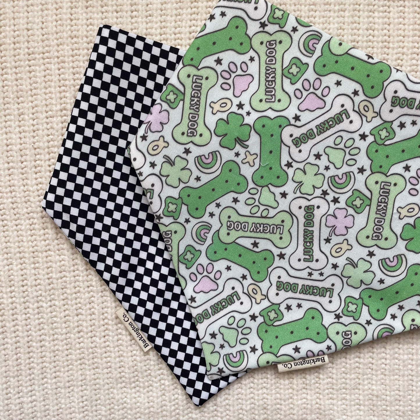 'Lucky Pup' Reversible Bandana