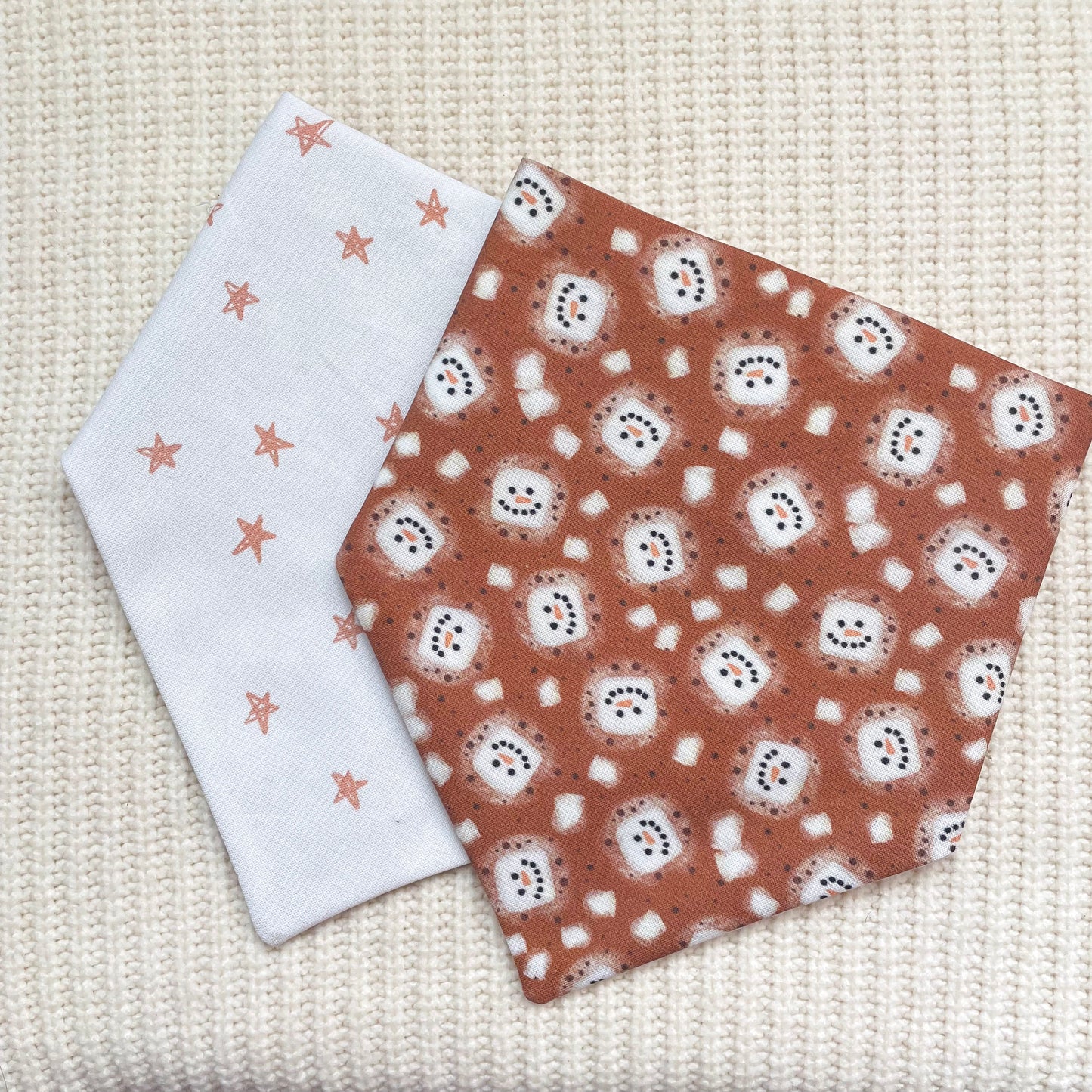 'Cocoa & Blush' Reversible Bandana
