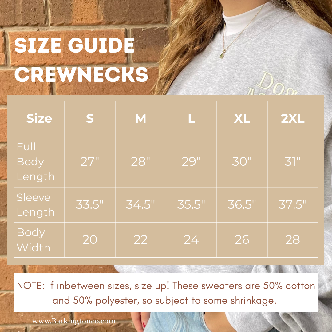 'Dog Mom' Embroidered Sweater