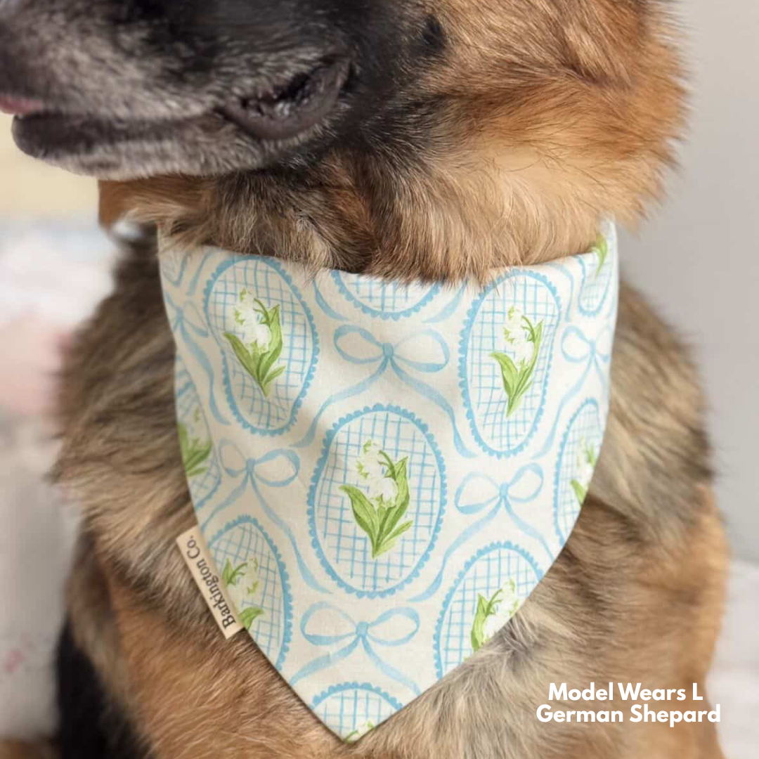 'Lemon Garden' Reversible Bandana