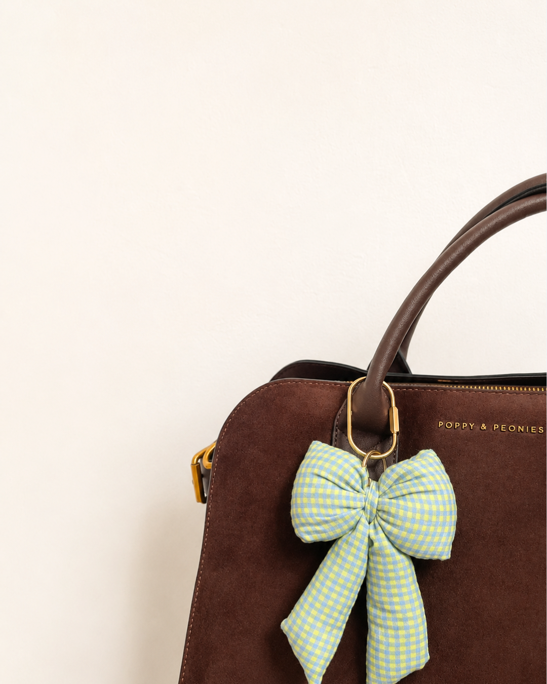 Lake Gingham Plush Bag Bow