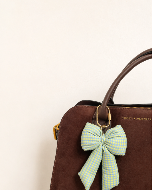 Lake Gingham Plush Bag Bow